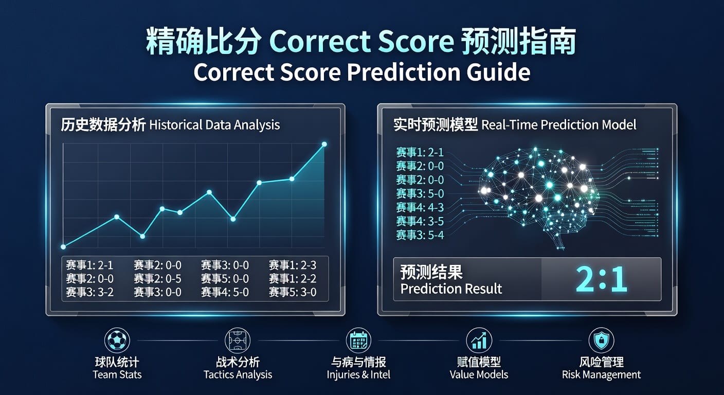 精确比分 correct score：2026年投注技巧与判断